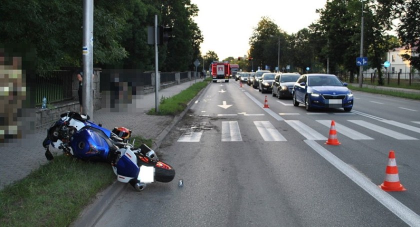 wypadki, Biała Podlaska ustąpił pierwszeństwa osoby trafił szpitala - zdjęcie, fotografia