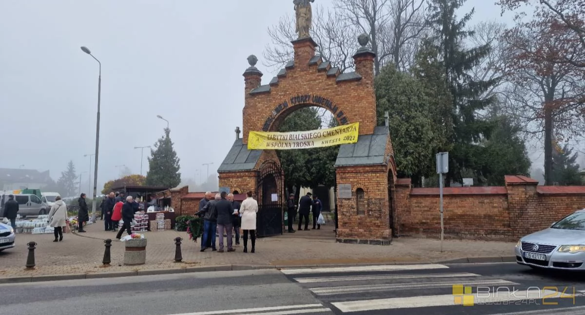 komunikacja, Biała Podlaska Zmieniają organizację ruchu cmentarzach Parkujmy wyznaczonych miejscach upłynnić - zdjęcie, fotografia