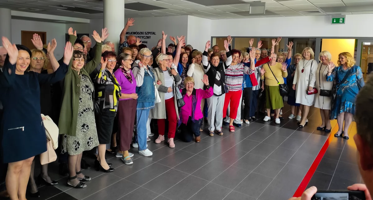 zdrowie, spotkanie Wirtualnego Klubu Seniora Wojewódzkim Szpitalu Specjalistycznym Białej Podlaskiej - zdjęcie, fotografia