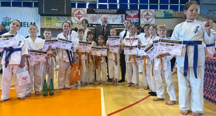 inne, złota karateków Bushido powiatu bialskiego Turnieju Puchar Ziemi Chełmskiej - zdjęcie, fotografia