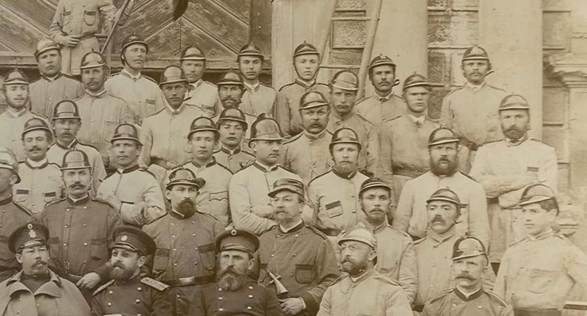 wystawy, bialskiej straży pożarnej wystawa Muzeum Południowego Podlasia Białej Podlaskiej - zdjęcie, fotografia