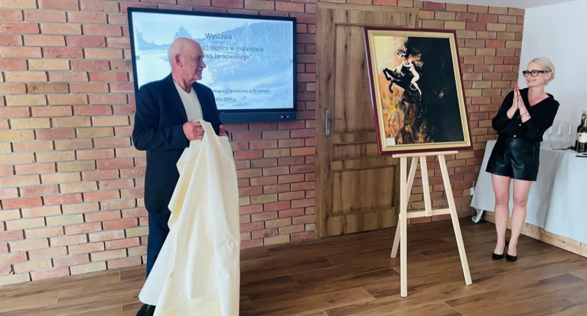wystawy, Międzyrzec Podlaski malarstwie Zbigniewa Jankowskiego Gminna Biblioteka Publiczna zaprosiła pasjonatów malarstwa wystawę obrazów artysty - zdjęcie, fotografia