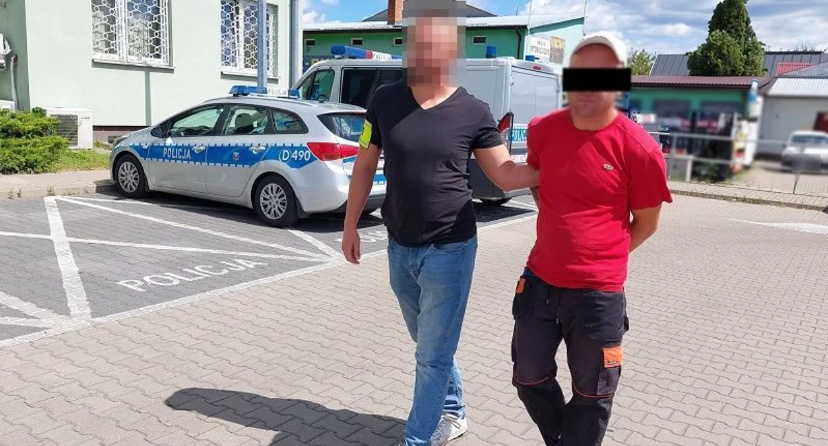 Kradzież, cztery butelki alkoholu grozi Kradzież rozbójnicza terenie Międzyrzeca Podlaskiego - zdjęcie, fotografia