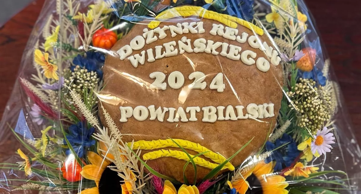 ludzie, Starosta Bialski delegacja powiatu Dożynkach Rejonu Wileńskiego Wspólne świętowanie wymiana doświadczeń - zdjęcie, fotografia