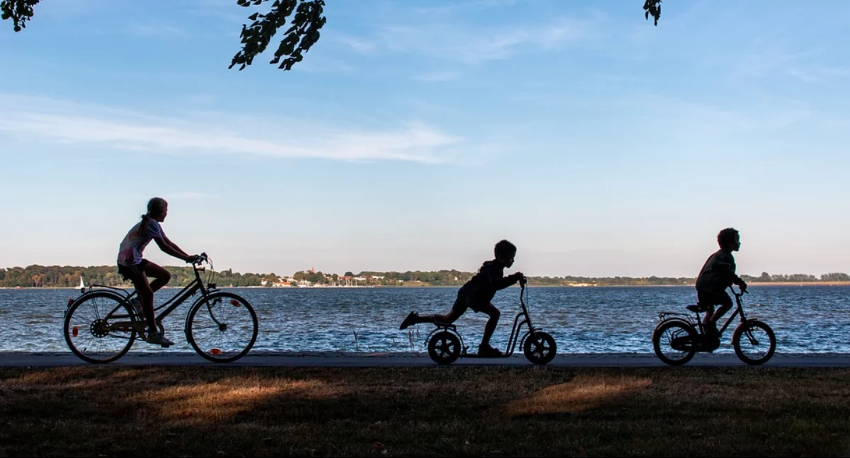 Rower, Tydzień Mobilności Białej Podlaskiej Zrównoważony transport centrum uwagi - zdjęcie, fotografia