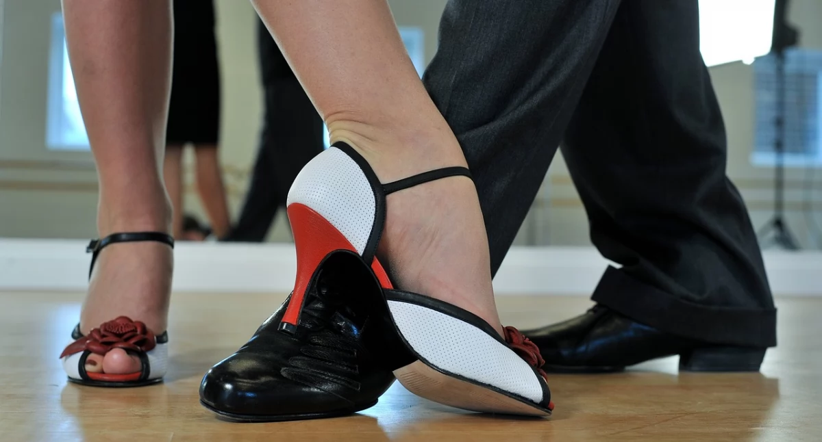 taniec, Milonga Babiego Taniec amfiteatrze Białej Podlaskiej - zdjęcie, fotografia