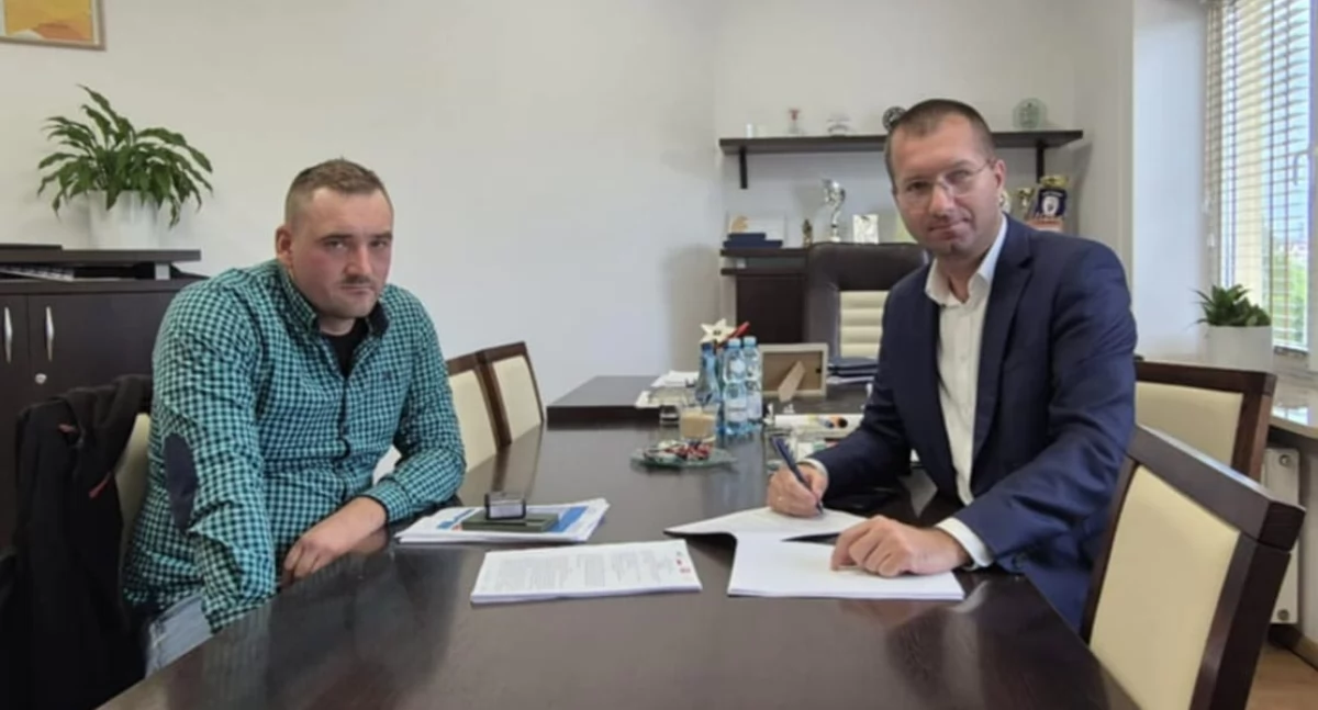Inwestycje, Podpisano umowę budowę nowego żłobka Piszczacu inwestycja rusza Polskim Ładem - zdjęcie, fotografia