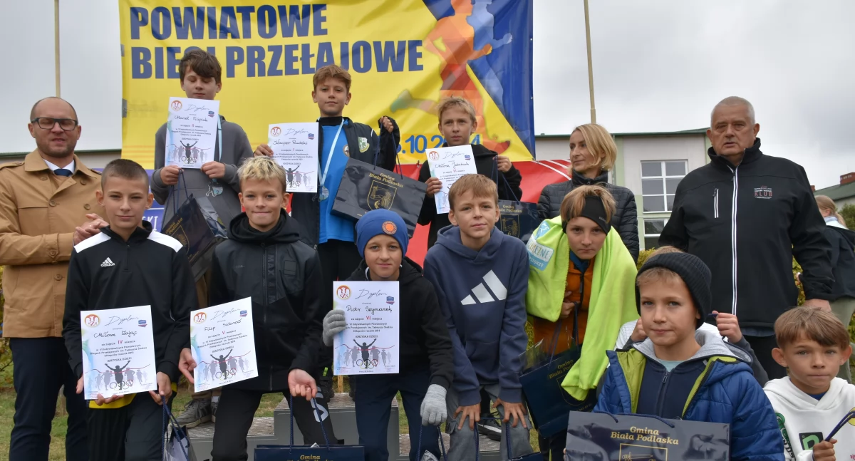 Lekkoatletyka , Biegi Przełajowe Tadeusza Śledzia Sworach zwycięzcy punktacja - zdjęcie, fotografia