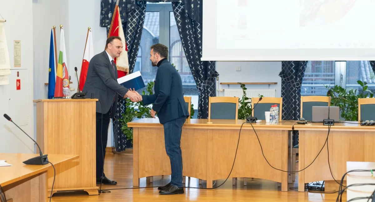 edukacja, Spotkanie Urzędzie Miasta ramach Ogólnopolskiego Programu Edukacyjnego Trzymaj formę! - zdjęcie, fotografia