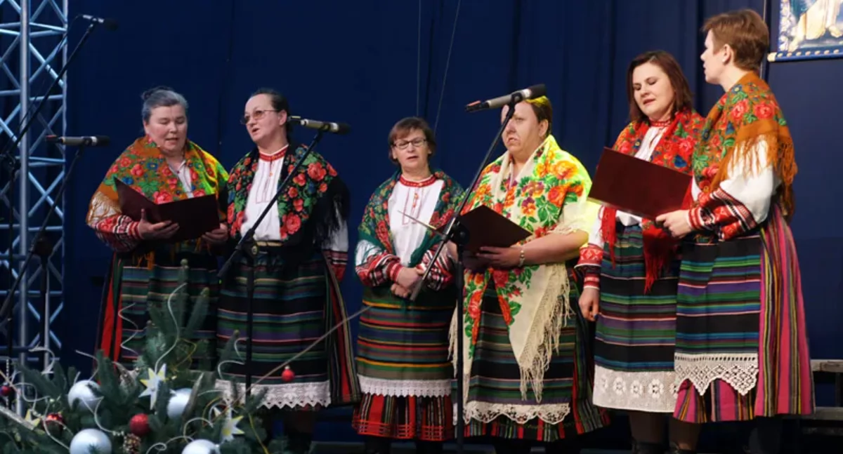 konkurs, Tradycja bożonarodzeniowa magia Koncert Kolęd zakończenie świętowania Chotyłowie - zdjęcie, fotografia