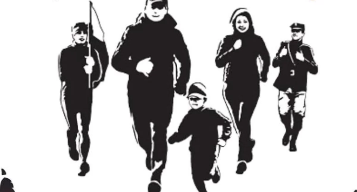 Lekkoatletyka , Marsz nordic walking cześć żołnierzy wyklętych - zdjęcie, fotografia