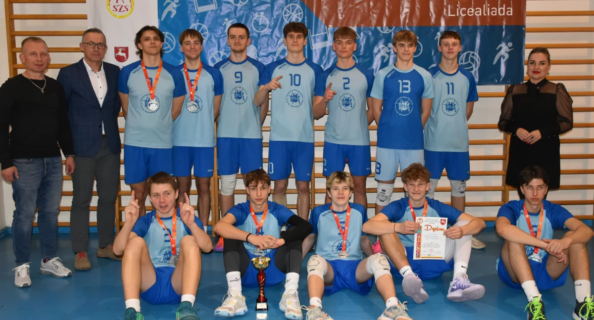 Siatkówka, Emocje sięgnęły zenitu Białej Podlaskiej podium Licealiady siatkówce - zdjęcie, fotografia