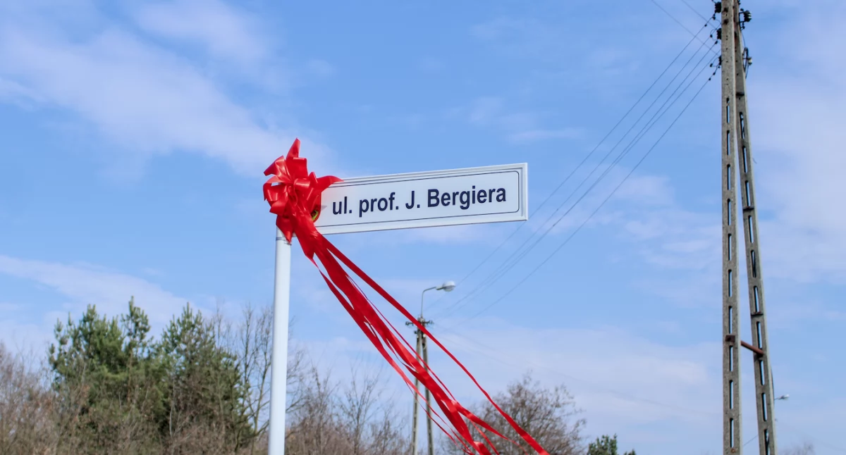 Inwestycje, Uroczystość nadania nazwy ulicy Józefa Bergiera Białej Podlaskiej - zdjęcie, fotografia