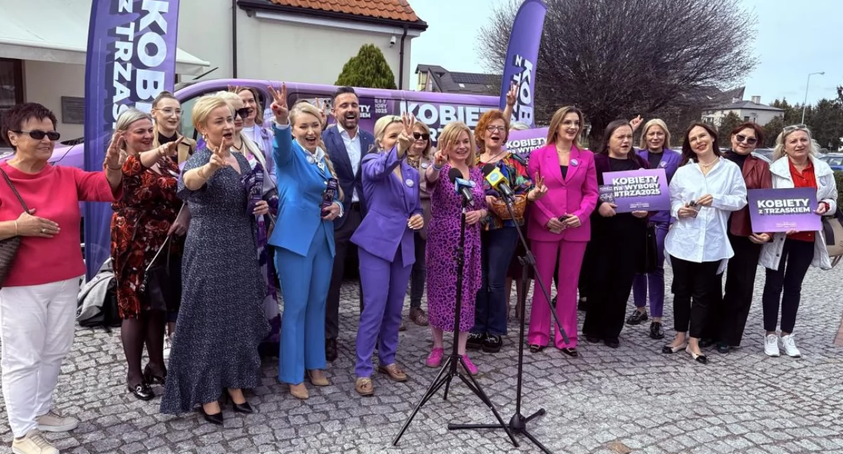 polityka, Biała Podlaska Spotkanie parlamentarzystek Koalicji Obywatelskiej ramach akcji „Kobiety Trzaskiem” Rozmowy potrzebach kobiet bezpieczeństwie udziale wyborach prezydenckich - zdjęcie, fotografia
