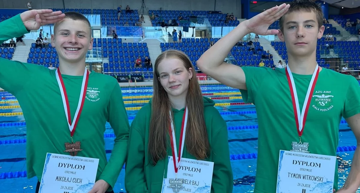 Lekkoatletyka , Główne Mistrzostwa Województwa Lubelskiego Biała Podlaska medalami - zdjęcie, fotografia