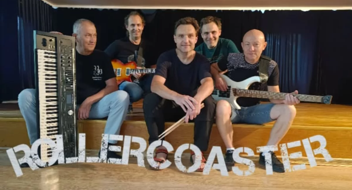 koncerty, Klasyczny bluesowy Zespół Rollercoaster zagra serii Wakacyjnych Koncertów placu Wolności Białej Podlaskiej - zdjęcie, fotografia