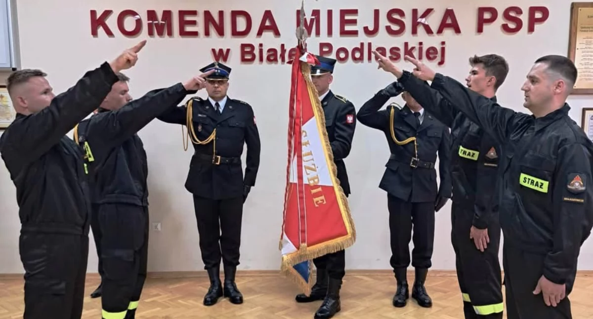 źródło: Komenda Miejska Państwowej Straży Pożarnej w Białej Podlaskiej / facebook 