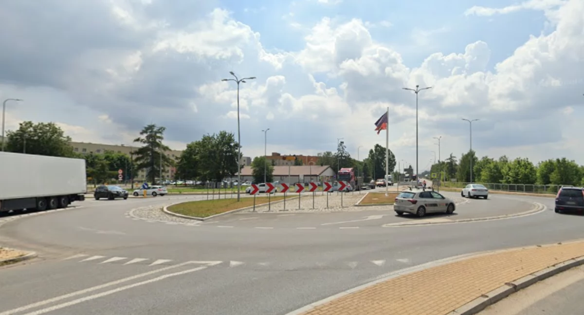 komunikacja, Uwaga kierowcy! Utrudnienia Białej Podlaskiej rusza budowa przejścia pieszych Terebelskiej - zdjęcie, fotografia