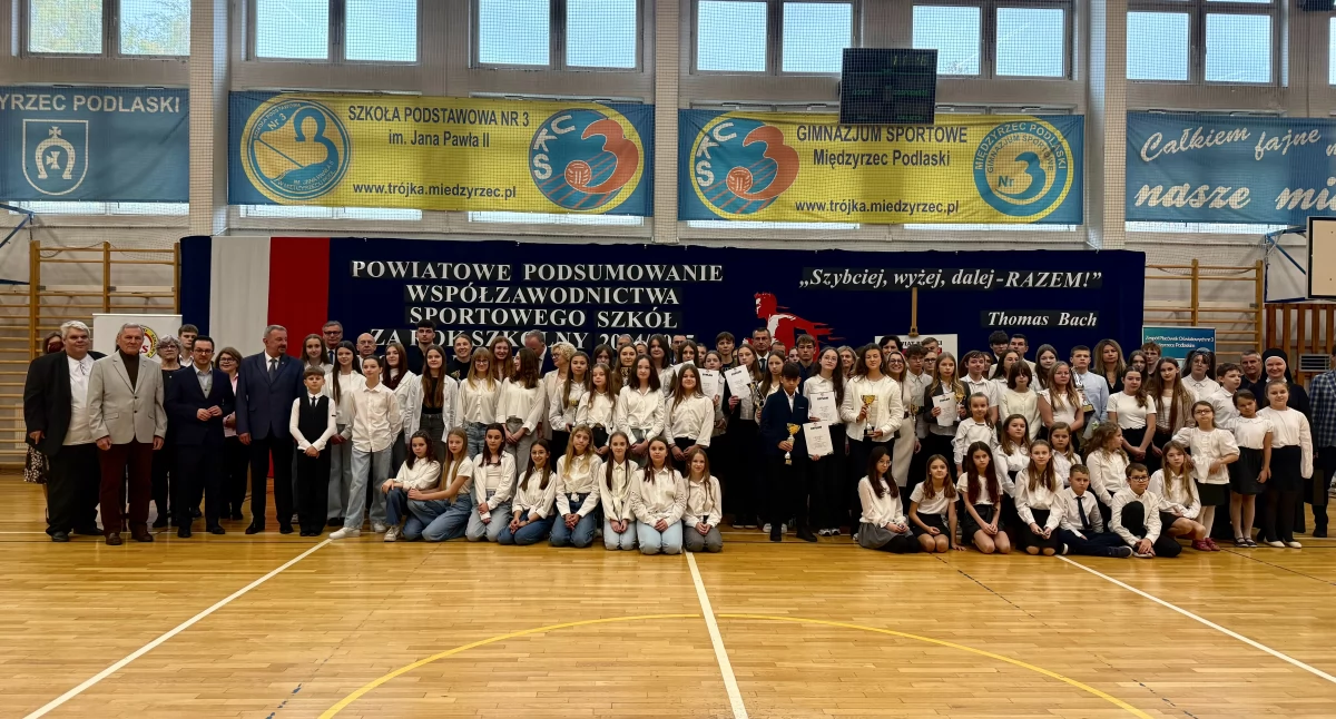 edukacja, Międzyrzec Podlaski Uroczyste Podsumowanie Współzawodnictwa Szkół Powiatu Bialskiego triumfują Znamy nazwiska wyróżnionych! - zdjęcie, fotografia