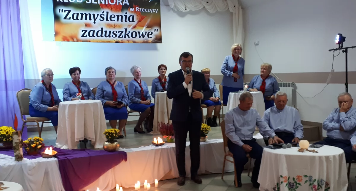 Zespoły Ludowe, Gmina Międzyrzec Podlaski Zamyślenia Zaduszkowe Rzeczycy poezja muzyka refleksja przemijaniu - zdjęcie, fotografia