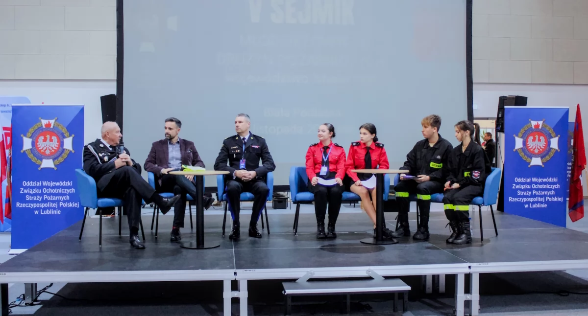 edukacja, Sejmik Młodzieżowych Drużyn Pożarniczych województwa lubelskiego Białej Podlaskiej - zdjęcie, fotografia