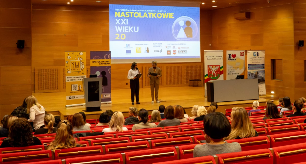 ludzie, Konferencja Nastolatkowie wieku odbyła Akademii Bialskiej - zdjęcie, fotografia