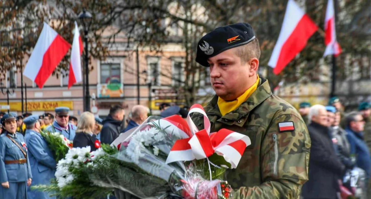 historia, Obchody Narodowego Święta Niepodległości Białej Podlaskiej Relacja zdjęcia uroczystości listopada - zdjęcie, fotografia