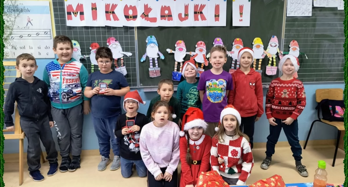 fot. Mikołajki 2024/Szkoła Podstawowa im. J. I. Kraszewskiego w Sosnówce
