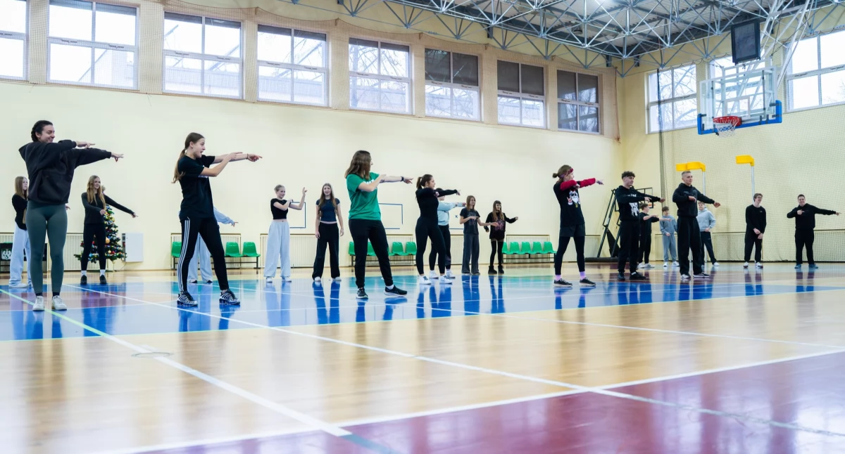 inne, „Sport Futures Przyszłość Ruchu” Zajęcia praktyczne poprowadzone przez studentów uczniów bialskiego Staszica - zdjęcie, fotografia