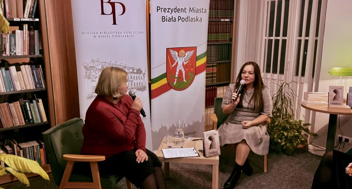 Spotkania autorskie, Spotkanie autorskie Wioleta Klimkiewicz „Jestem Nina” pisaniu powrotów przeszłości - zdjęcie, fotografia