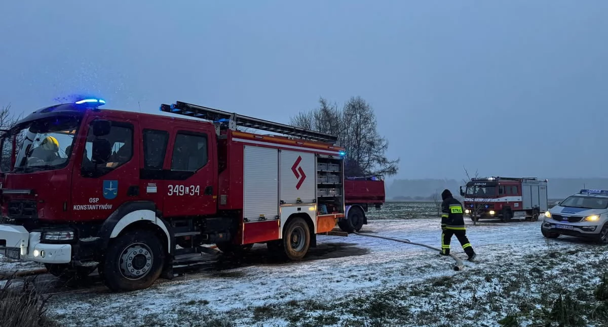 Fot.: OSP KSRG Konstantynów- fb