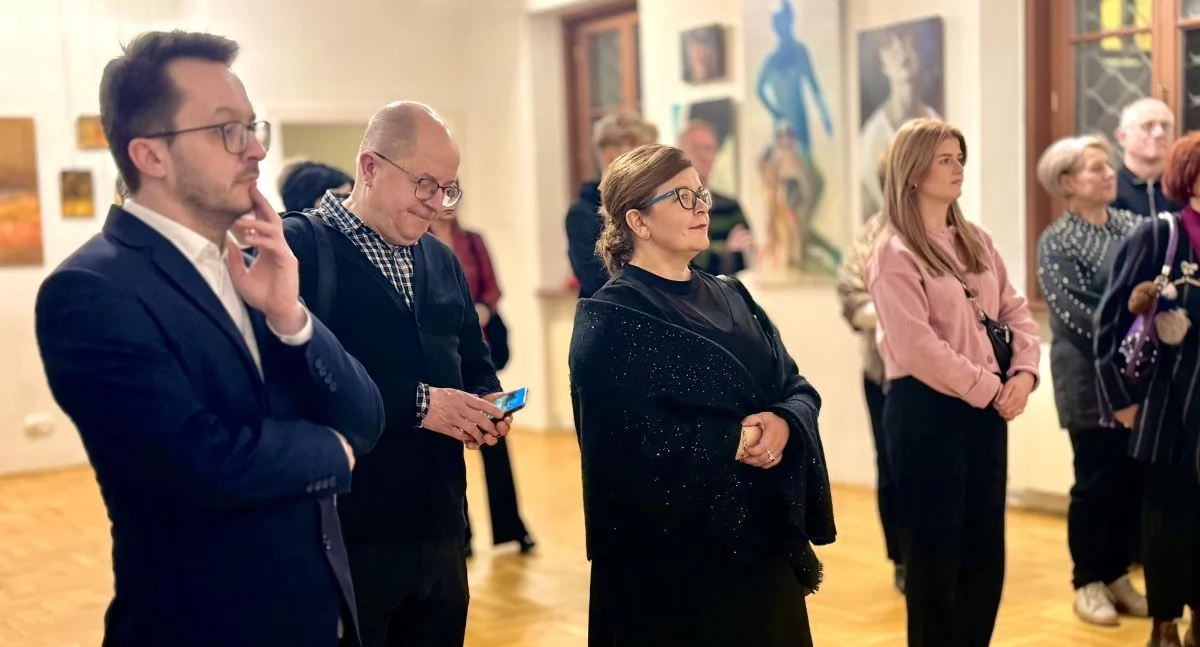 wystawy, „Co słychać” Pałacu Potockich wystawa bialskich artystów Międzyrzecu - zdjęcie, fotografia