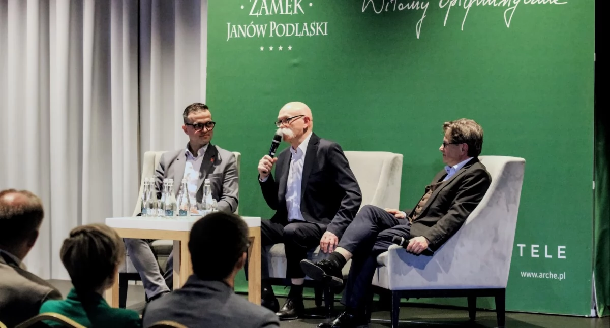 ludzie, “Znani Janowie” Władysław Grochowski spotkał mieszkańcami gminy - zdjęcie, fotografia