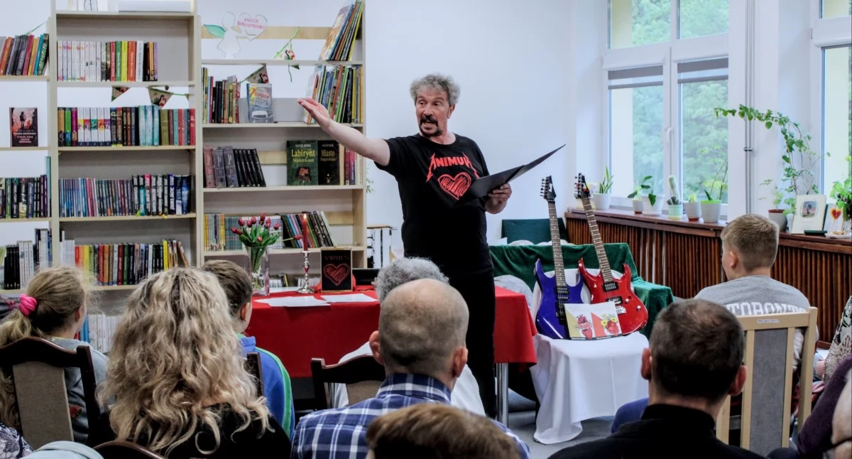 ludzie, “Animus serce moje” Recital poetycko muzyczny Piotra Pilarskiego Konstantynowie - zdjęcie, fotografia