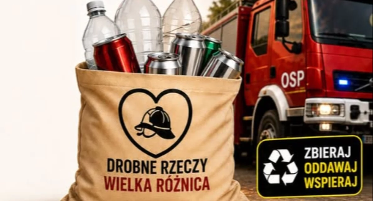 Pomoc, Przekaż butelki puszki rzecz Polubicze Pomóż wesprzeć strażaków - zdjęcie, fotografia