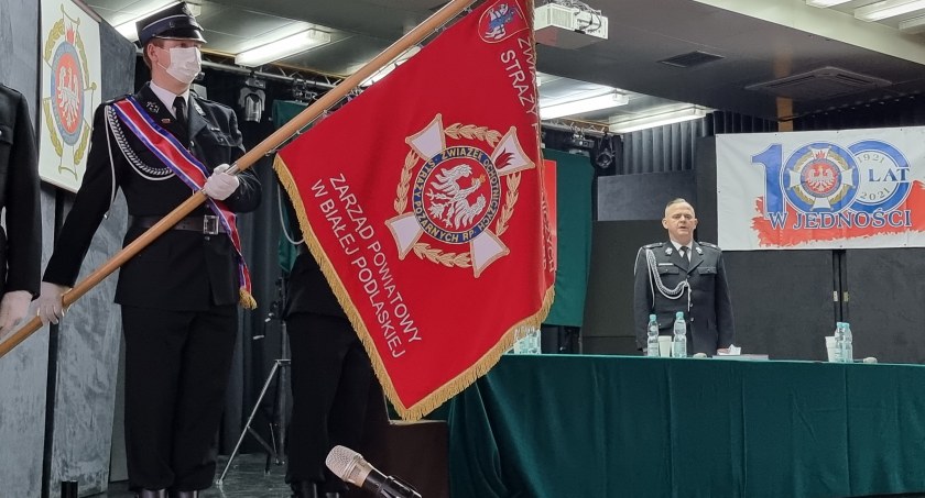 Urząd, Powiat Bialski skład zarządu Ochotniczej Straży Pożarnej - zdjęcie, fotografia