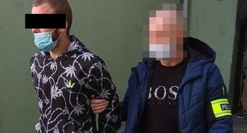 Kradzież, Ukradł Rzucił butelką pracownika stacji paliw - zdjęcie, fotografia