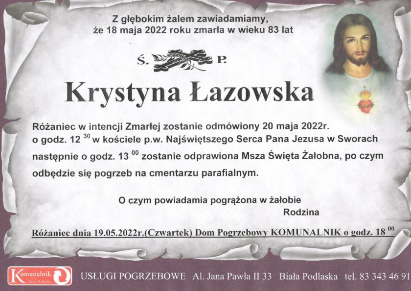 Krystyna Łazowska