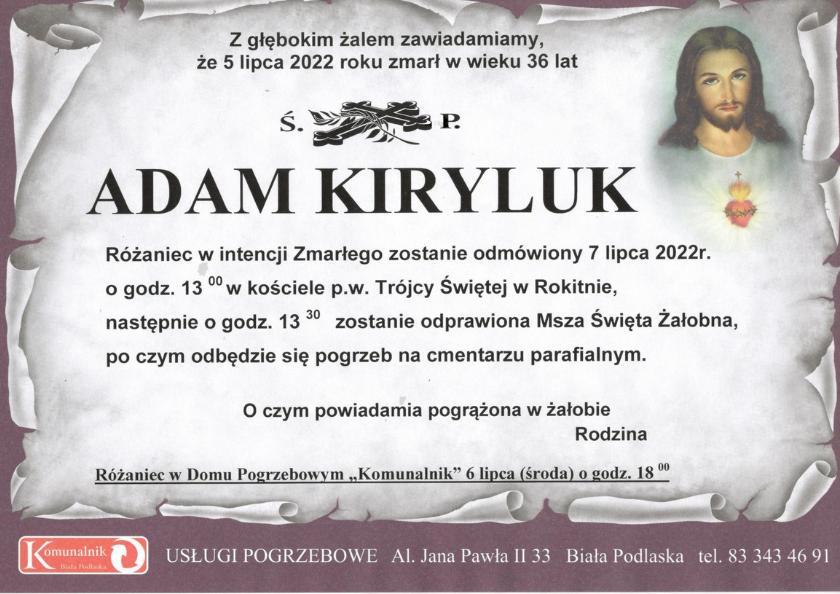 Adam Kiryluk
