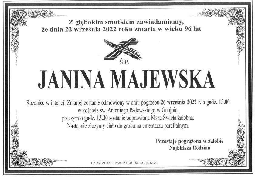 Janina Majewska 