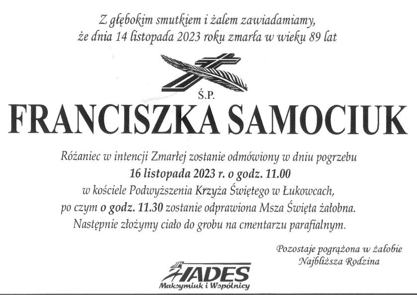 Franciszka Samociuk