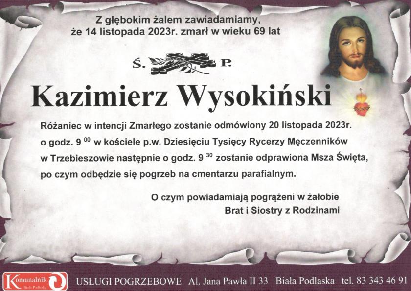 Kazimierz Wysokiński