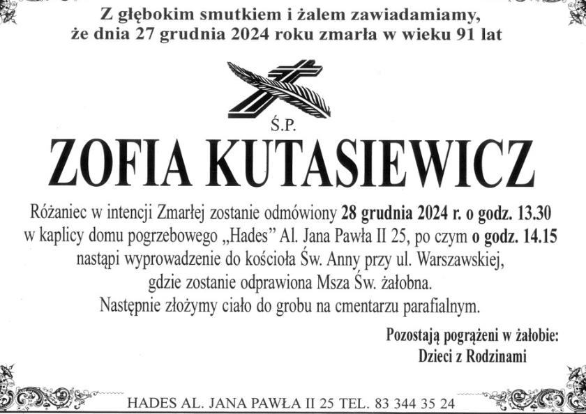 Zofia Kutasiewicz
