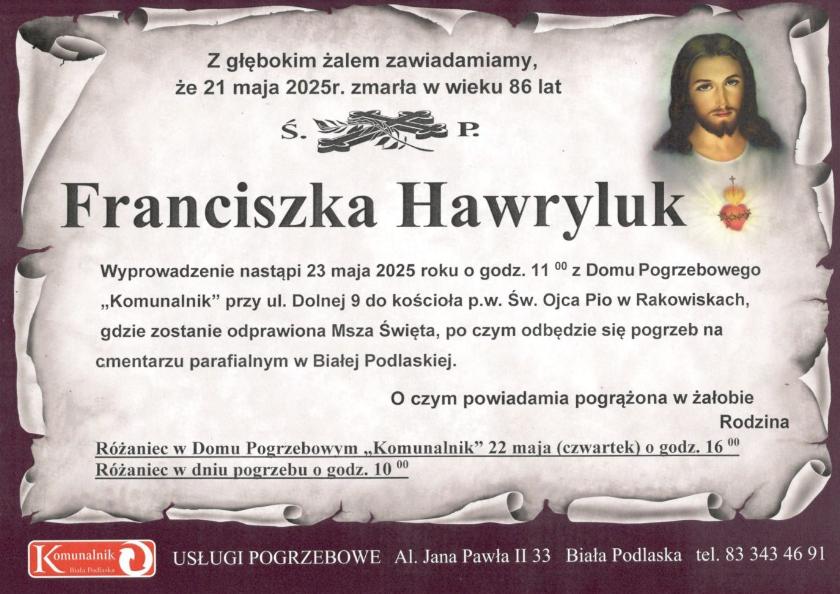 Franciszka Hawryluk