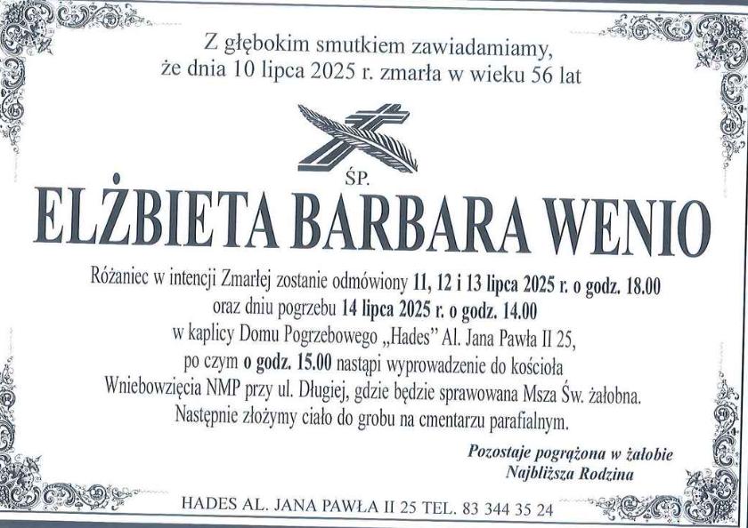 Elżbieta Barbara Wenio