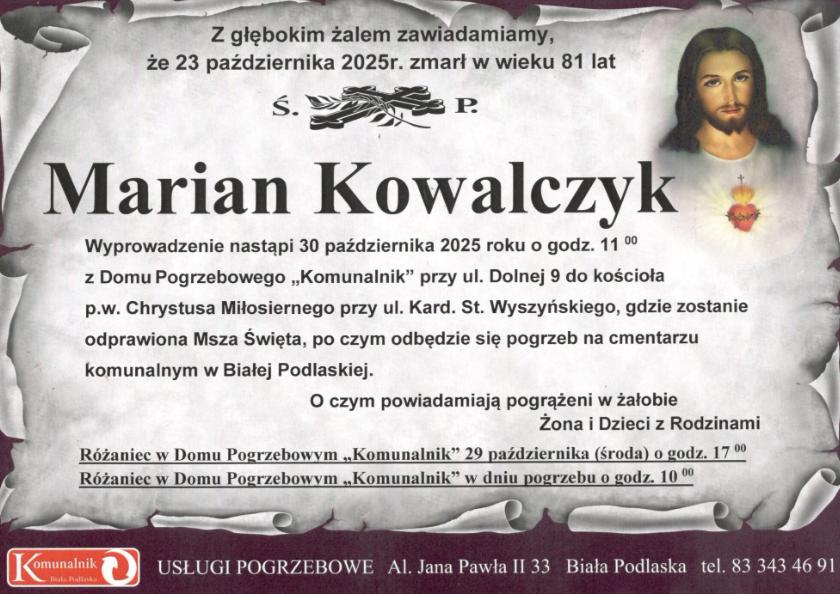Marian Kowalczyk
