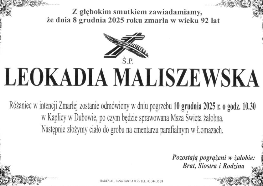 Leokadia Maliszewska
