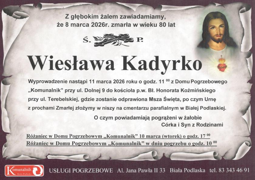 Wiesława Kadyrko