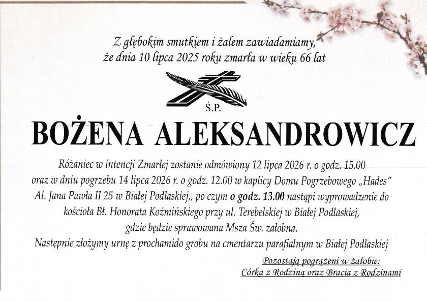 Bożena Aleksandrowicz