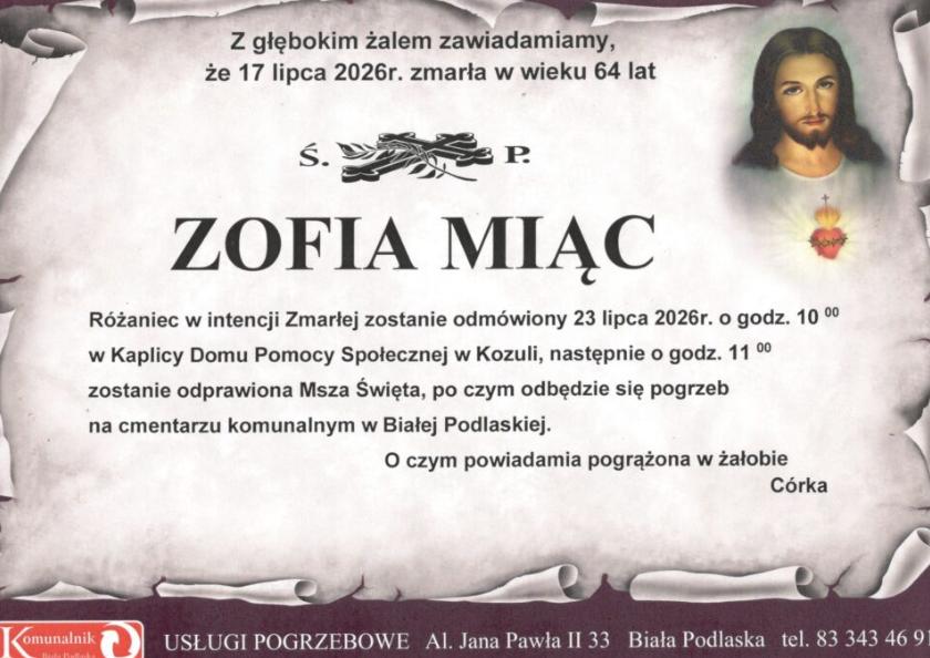Zofia Miąc